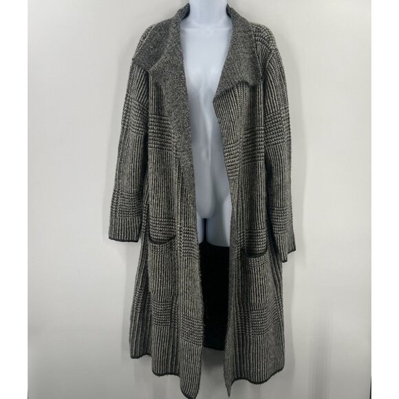 Joseph A Women's S Cozy Marled Duster Longline Open Sweater Coat Minimalist - Picture 1 of 10